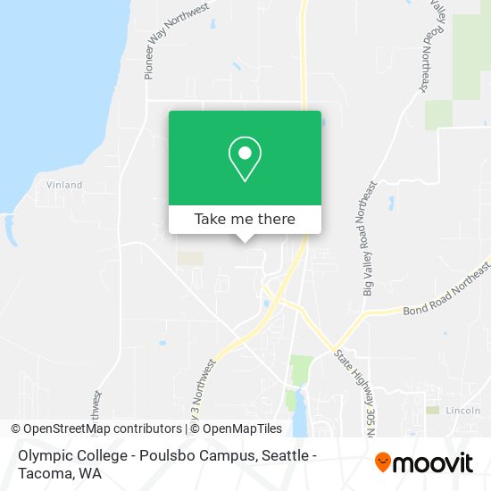 Olympic College - Poulsbo Campus map
