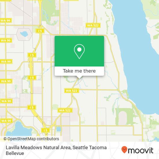 Lavilla Meadows Natural Area map