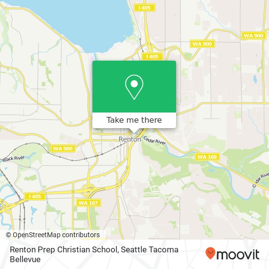 Mapa de Renton Prep Christian School