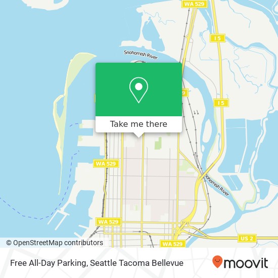 Free All-Day Parking map