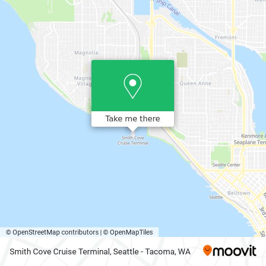 Smith Cove Cruise Terminal map