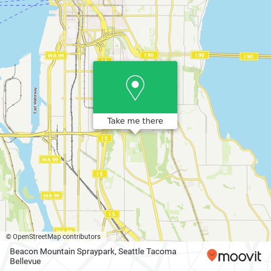 Mapa de Beacon Mountain Spraypark