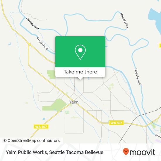 Yelm Public Works map