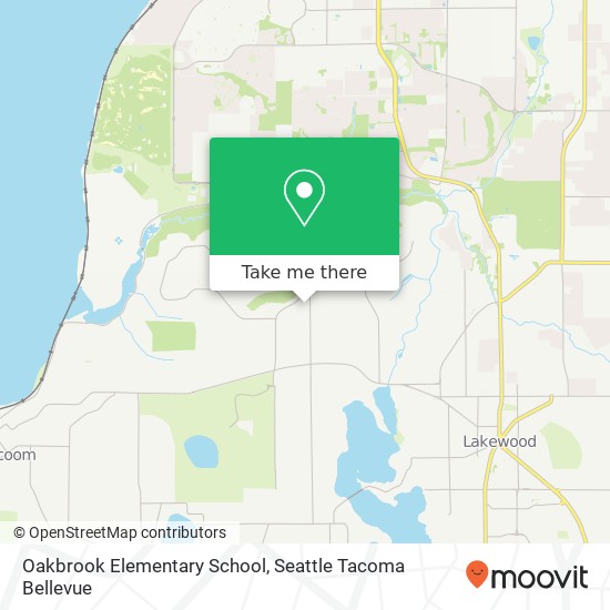Oakbrook Elementary School map