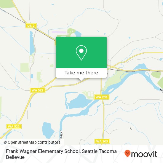 Frank Wagner Elementary School map