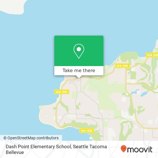 Dash Point Elementary School map