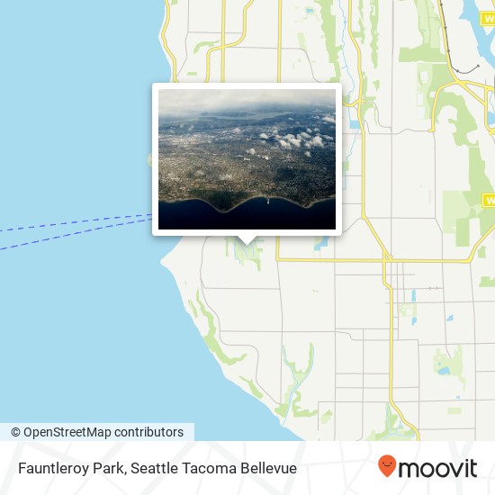 Fauntleroy Park map