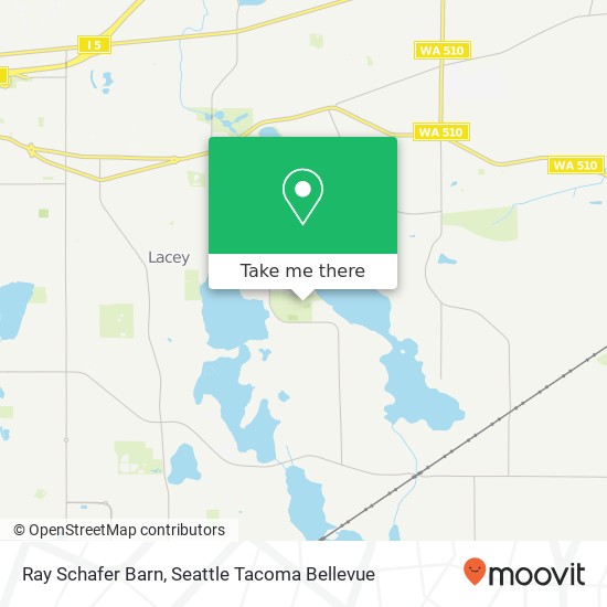 Ray Schafer Barn map