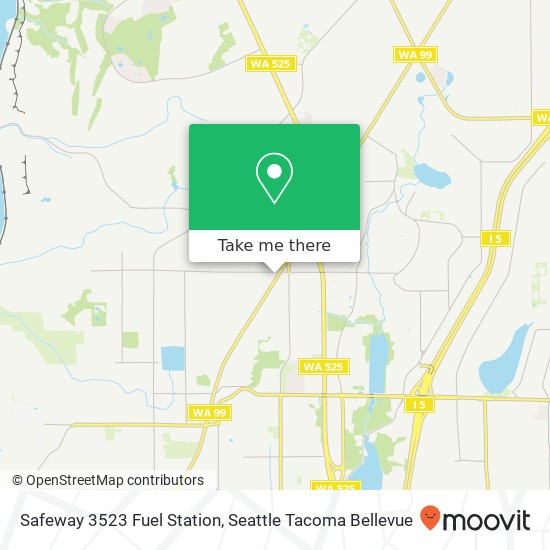 Mapa de Safeway 3523 Fuel Station