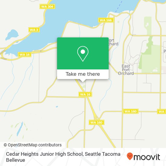 Mapa de Cedar Heights Junior High School