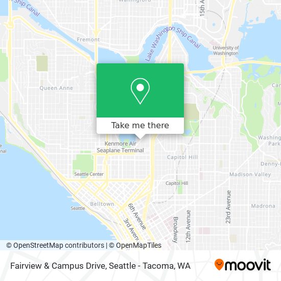 Fairview & Campus Drive map