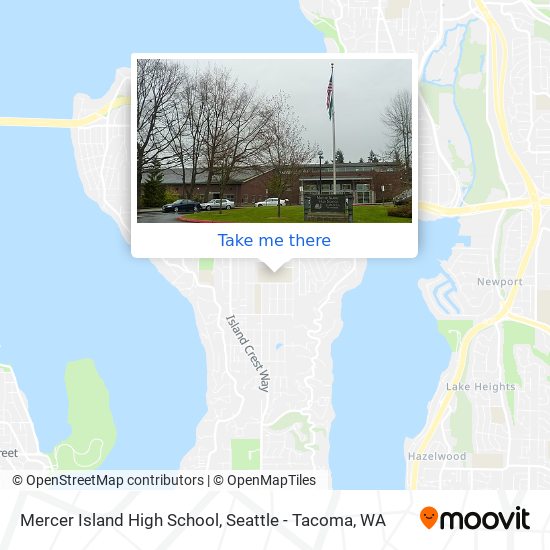 Mapa de Mercer Island High School