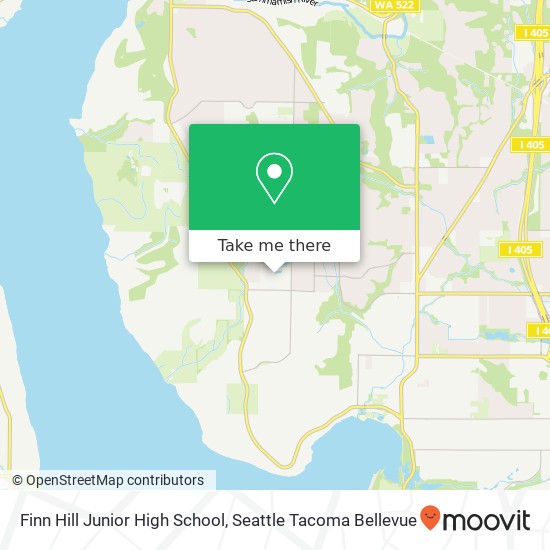 Finn Hill Junior High School map