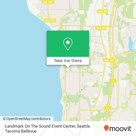 Mapa de Landmark On The Sound Event Center