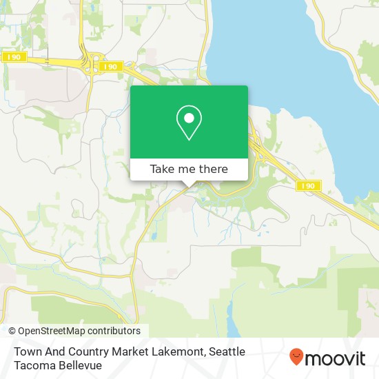 Mapa de Town And Country Market Lakemont