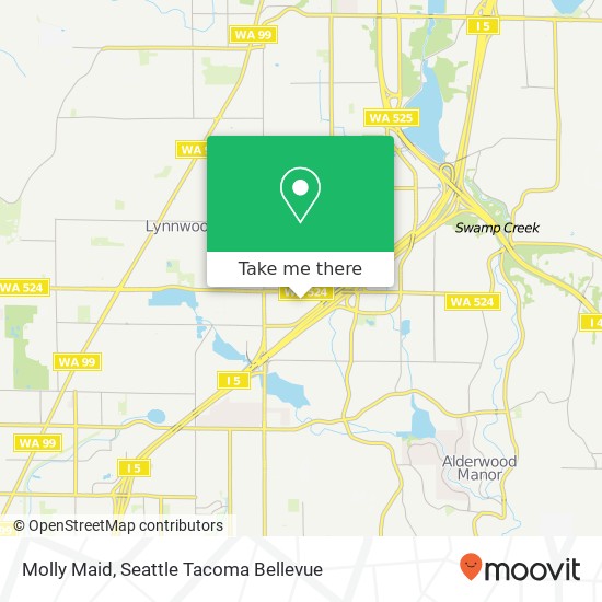 Molly Maid map