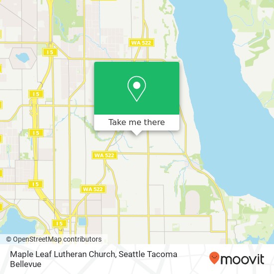 Mapa de Maple Leaf Lutheran Church