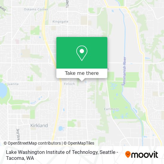 Mapa de Lake Washington Institute of Technology