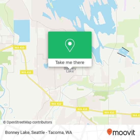 Bonney Lake map