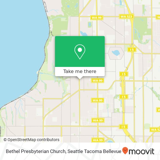 Bethel Presbyterian Church map