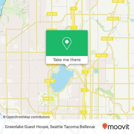 Mapa de Greenlake Guest House