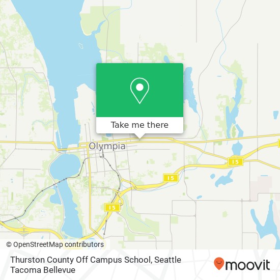 Thurston County Off Campus School map