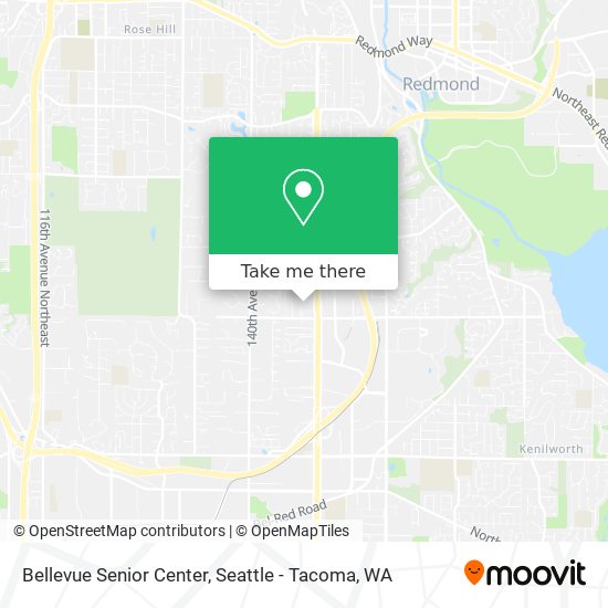 Mapa de Bellevue Senior Center