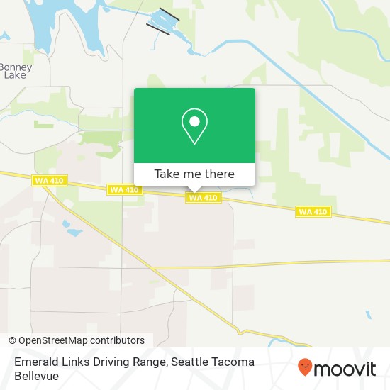 Emerald Links Driving Range map