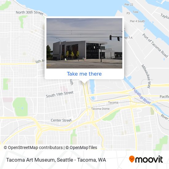 Tacoma Art Museum map