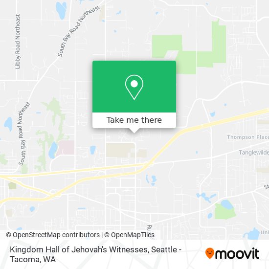 Kingdom Hall of Jehovah's Witnesses map