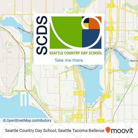 Seattle Country Day School map