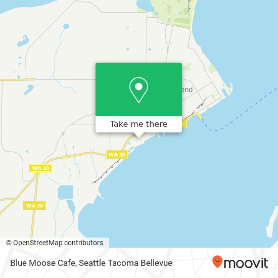 Mapa de Blue Moose Cafe