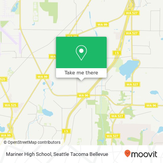 Mariner High School map