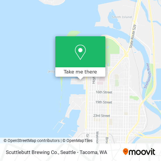 Mapa de Scuttlebutt Brewing Co.