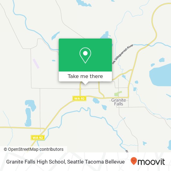 Granite Falls High School map