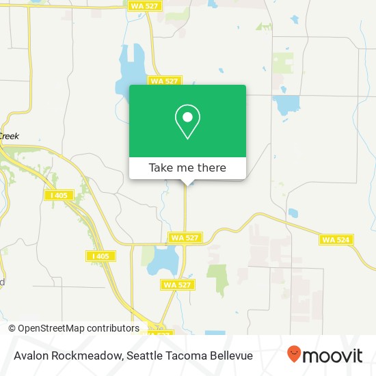 Avalon Rockmeadow map