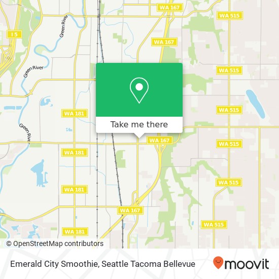 Emerald City Smoothie map