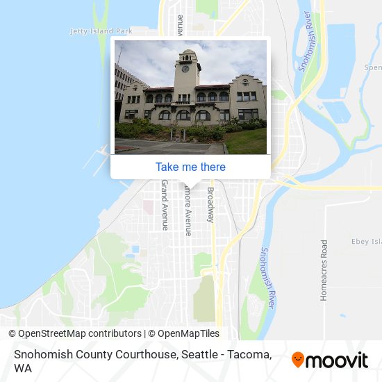 Mapa de Snohomish County Courthouse