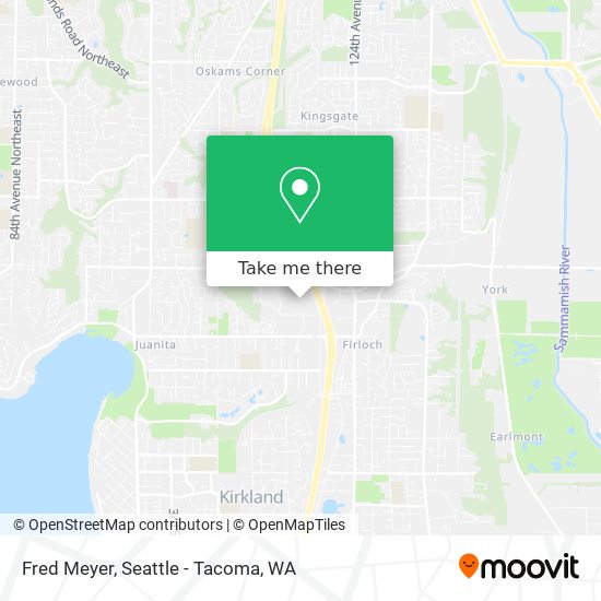 Fred Meyer map