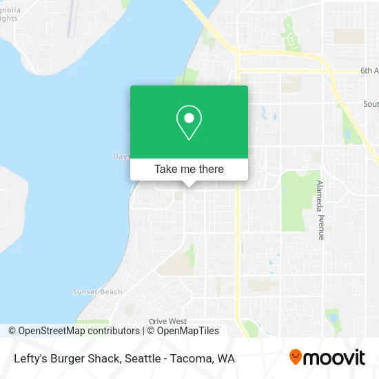 Mapa de Lefty's Burger Shack