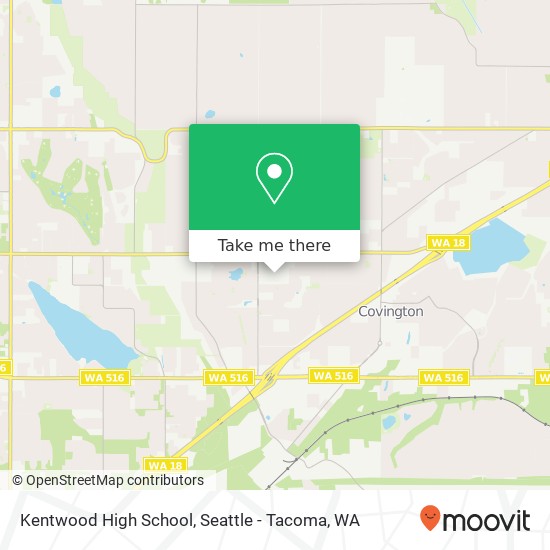 Kentwood High School map
