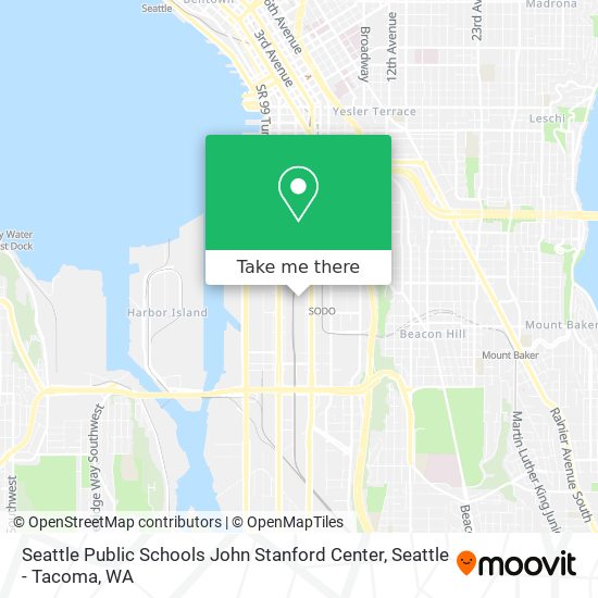Mapa de Seattle Public Schools John Stanford Center