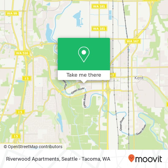 Riverwood Apartments map
