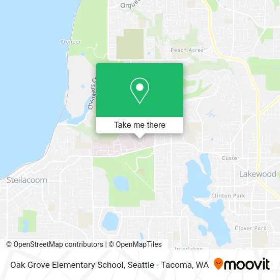 Oak Grove Elementary School map