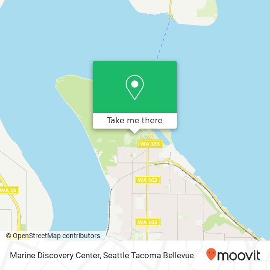 Marine Discovery Center map