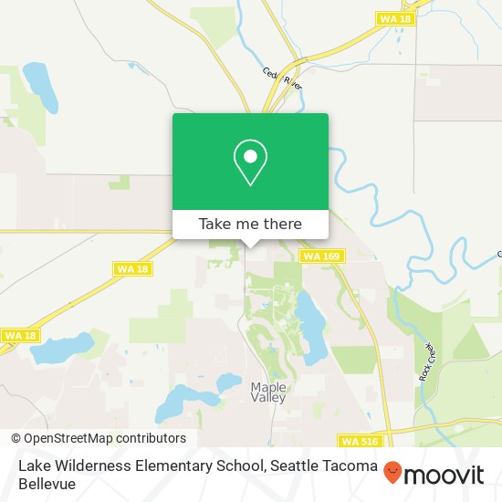 Mapa de Lake Wilderness Elementary School
