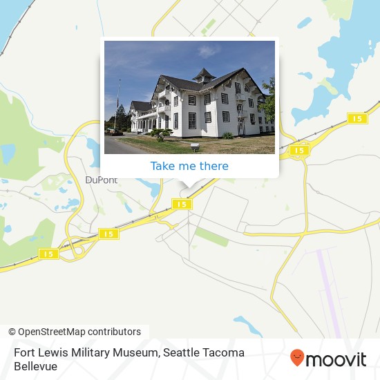Mapa de Fort Lewis Military Museum