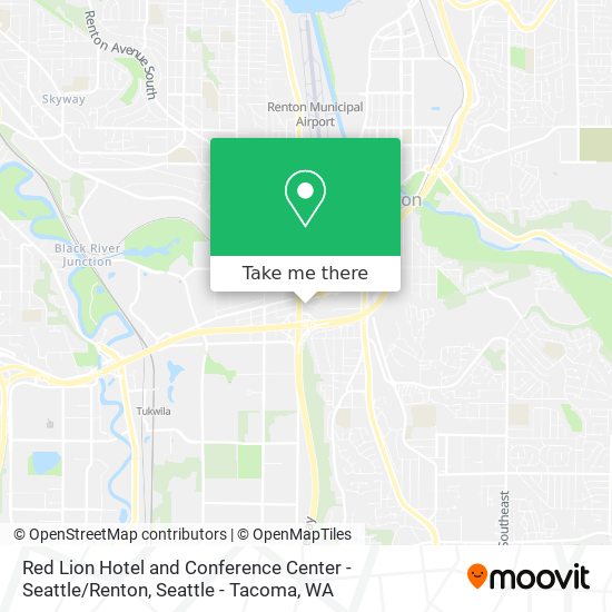 Mapa de Red Lion Hotel and Conference Center - Seattle / Renton