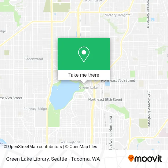 Mapa de Green Lake Library