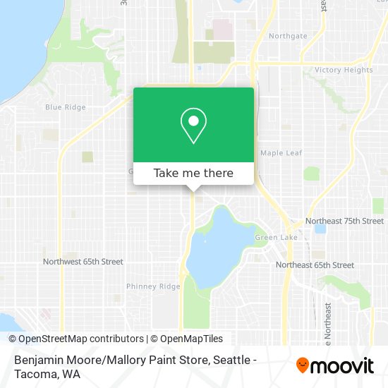 Benjamin Moore / Mallory Paint Store map